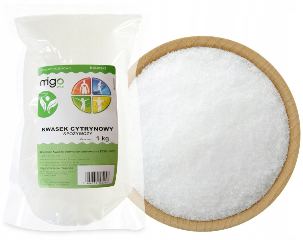 Kwas Cytrynowy, Kwasek Spożywczy Cytrynowy 1kg