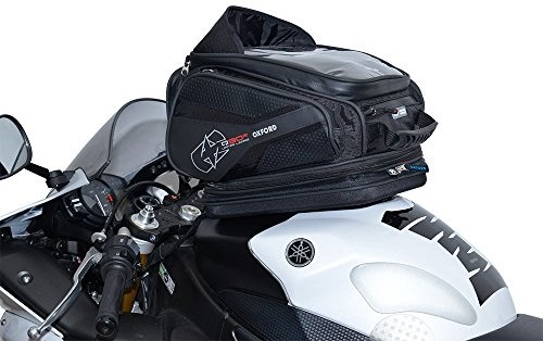 Oxford OXFORD q30r ol270 30 litrów QR Tank-torba z szybkim zapięciem + siatka na bagaż, 30 l, czarny OL270