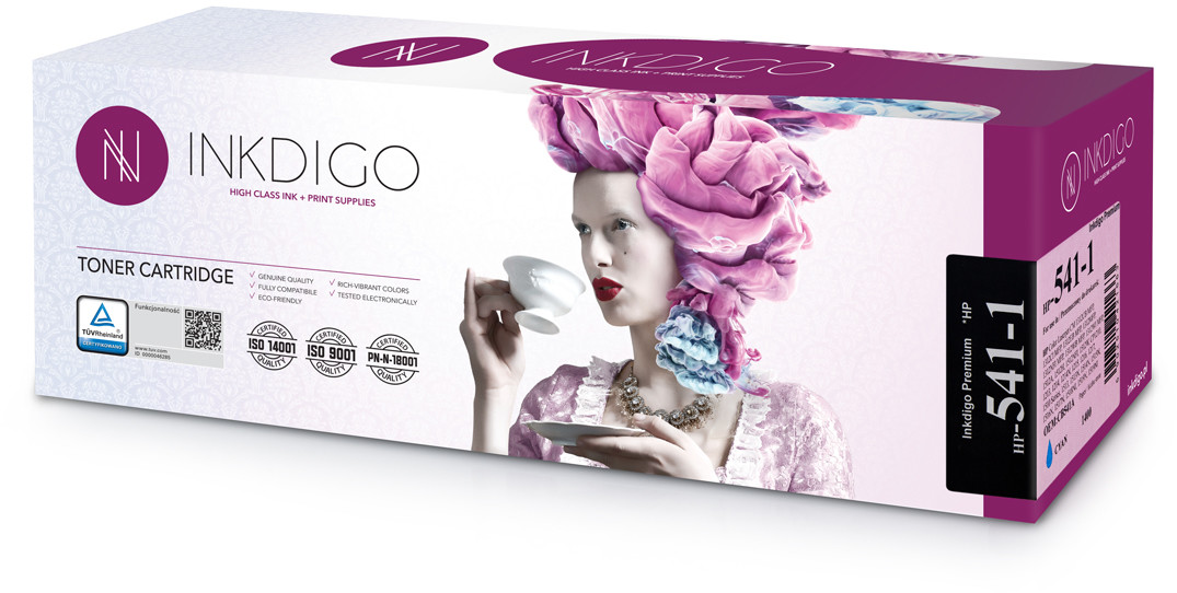 Inkdigo Toner INKDIGO do HP CB 541A Cyan