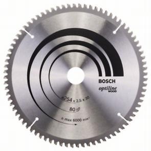 Bosch PIŁA TARCZOWA 254*30*80 DREWNO