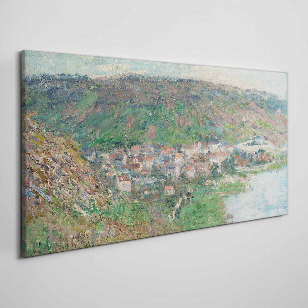 PL Coloray Obraz Canvas Widok z Vetheuil Monet 140x70cm