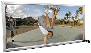 Europalms EUROPALMS Podświetlany billboard, aluminium, 1x2m 83331754