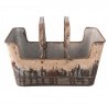 Clayre & Eef Metalowy Kosz Vintage CE6Y2644