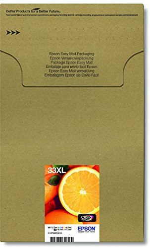 Epson t3357 Pomarańczowy, Claria Premium Ink, tekstu oraz wysoki połysk photo print (Multi Pack 5-kolorowy) (CYMK + Photo-czarna), wielopak (czarny, cyan, magenta, żółty) xl 2569391