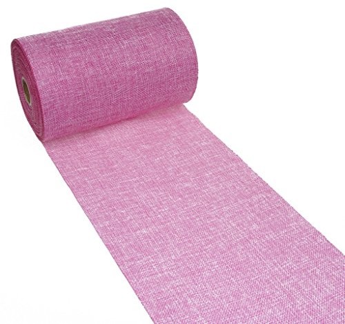 Deko AS GmbH Bieżnik na stół Shabby Chic o wyglądzie lnu 20 cm  różowa  25 m  69  200  25  13 69 200mm 25m col. 13