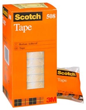 Scotch 3M Taśma biurowa ekonomiczna (508), 19mm, 33m, w folii 3M-FT510096678