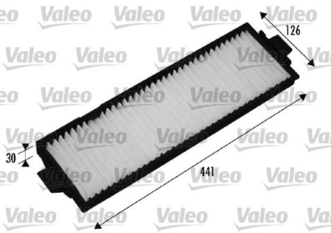 VALEO Filtr, przewietrzanie przestrzeni pasażerskiej 715514