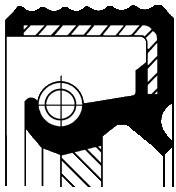 CORTECO Pierścień uszczelniający wału, wał skrzyni biegów CORTECO 01032053B