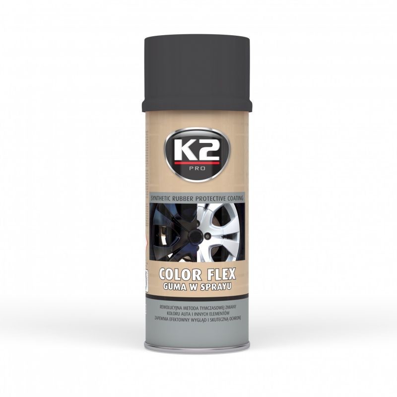 K2 COLOR FLEX CZARNY MAT 400 ML L343CM