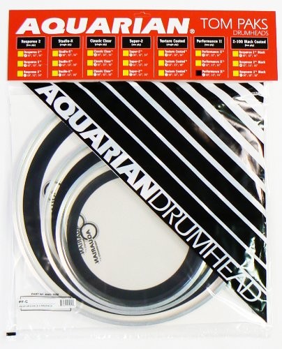 AQUARIAN Série Performance II PFC zestaw ze sztucznego futra, 35 cm + 12 cali + 16 cali + TC 14 cali, przezroczyste PF-C