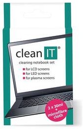 Zestaw do czyszczenia Clean IT roztok na notebooky s utěrkou 2x30ml CL-182)