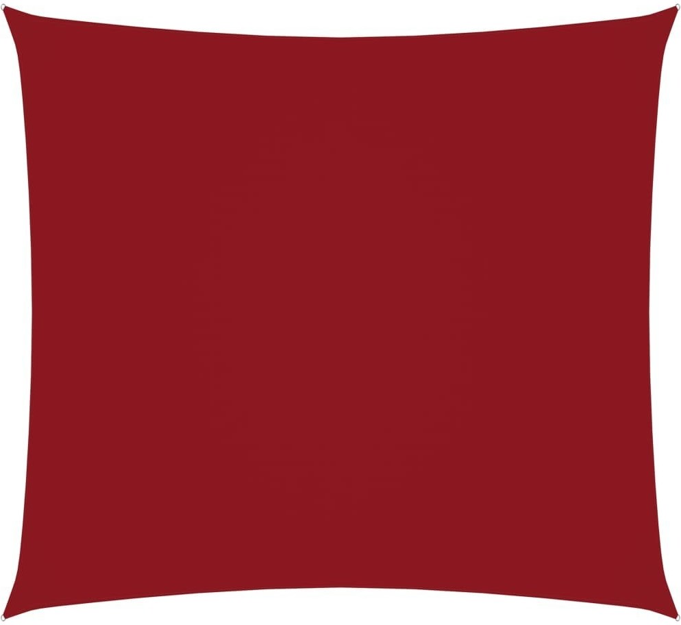 vidaXL Kwadratowy żagiel ogrodowy, tkanina Oxford, 3,6x3,6 m, czerwony 135633
