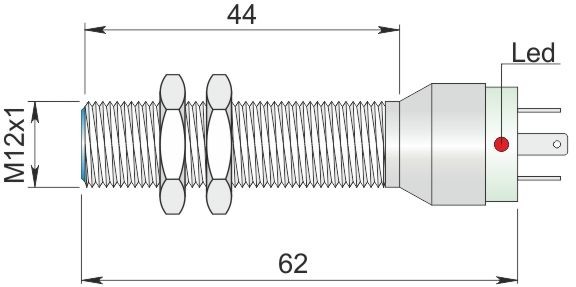 ORNO indukcyjny 12 mm SI12-A2 NC K I12000003