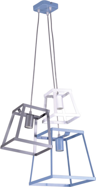 Kaja lampa wisząca/żyrandol Tedy 3xE27 multikolor K-4132