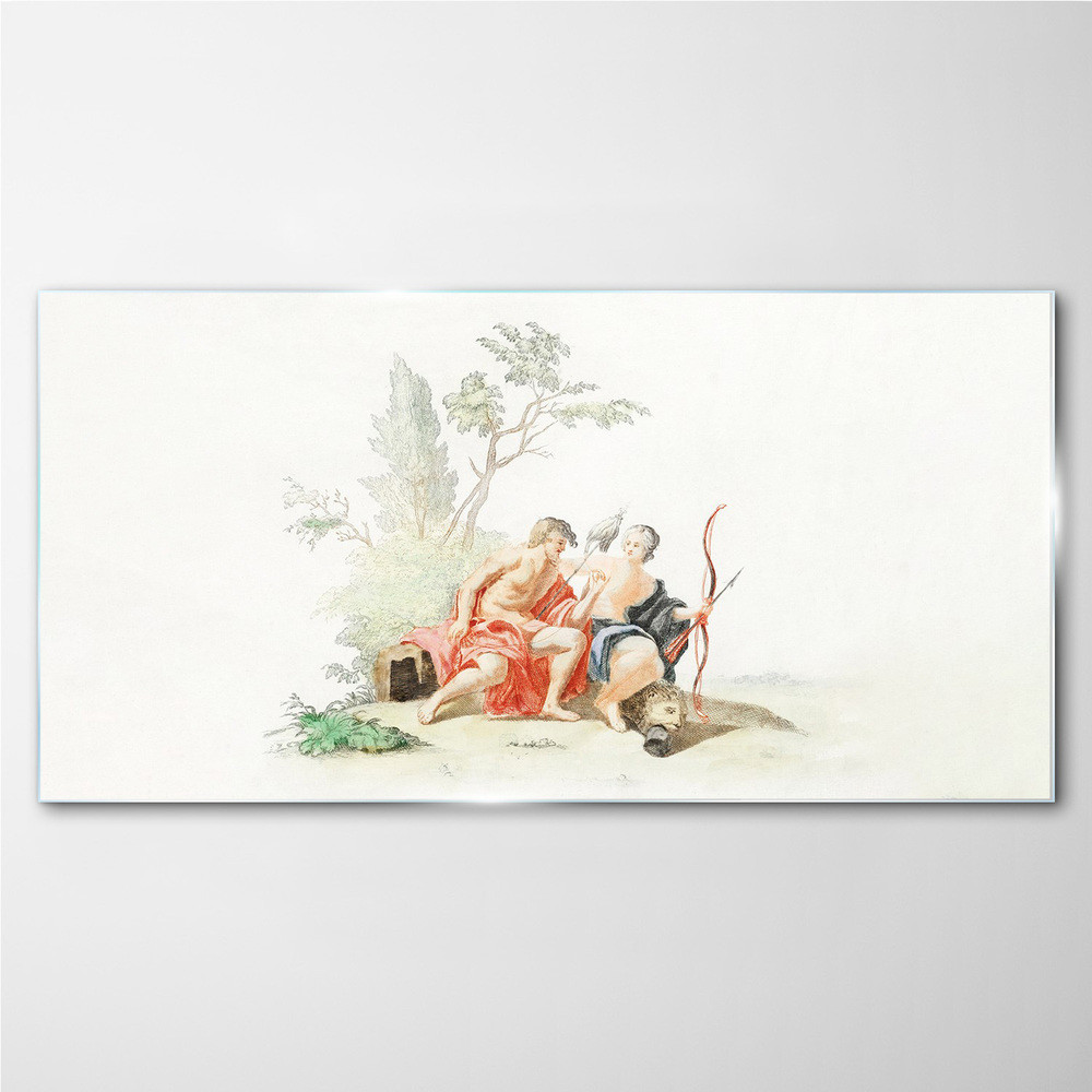 PL Coloray Obraz Szklany Starożytny Grecja Tradycyjny 140x70cm