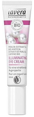 Lavera Rozjaśniające Krem Bio perłowy ekstrakt i Kofeina świetlna Serum) 15 ml