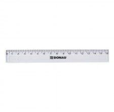 Donau Linijka 16cm, transparentna DN068