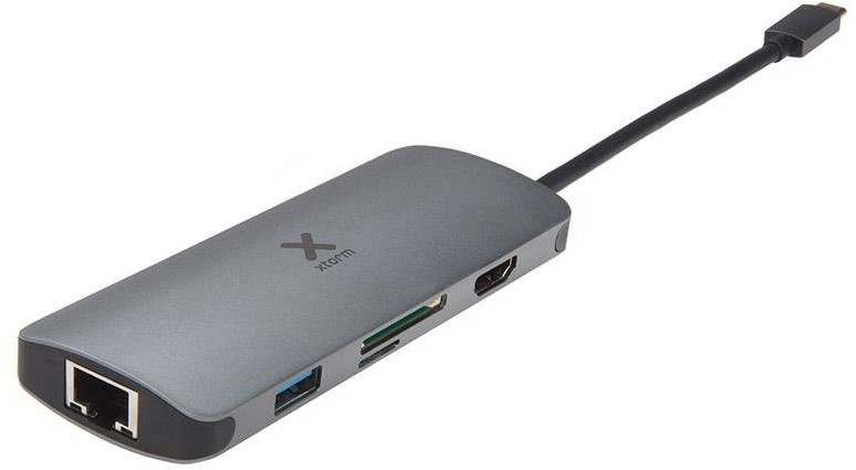 XTORM Adapter USB-C - Ethernet/HDMi/microSD/USB 3.0/USB-C XTORM XC005