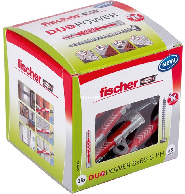 Fischer DUOPOWER 8x65 S PH LD, Dowel