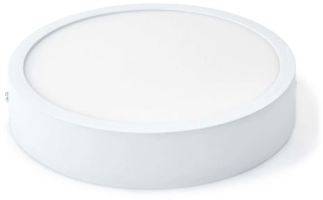 Zdjęcia - Żyrandol / lampa Panel natynkowy okrągły LED Modern 18W - Biały - Biały neutralny (4500K)