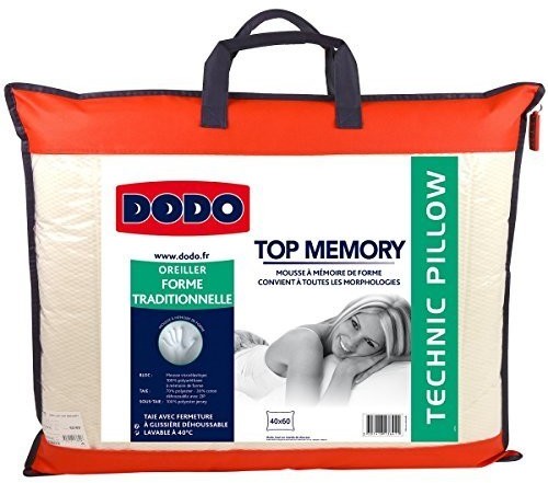 Dodo topmemory poduszka wykonana z Memory-Foam, 40 x 60 cm, biały Topmemory 40x60