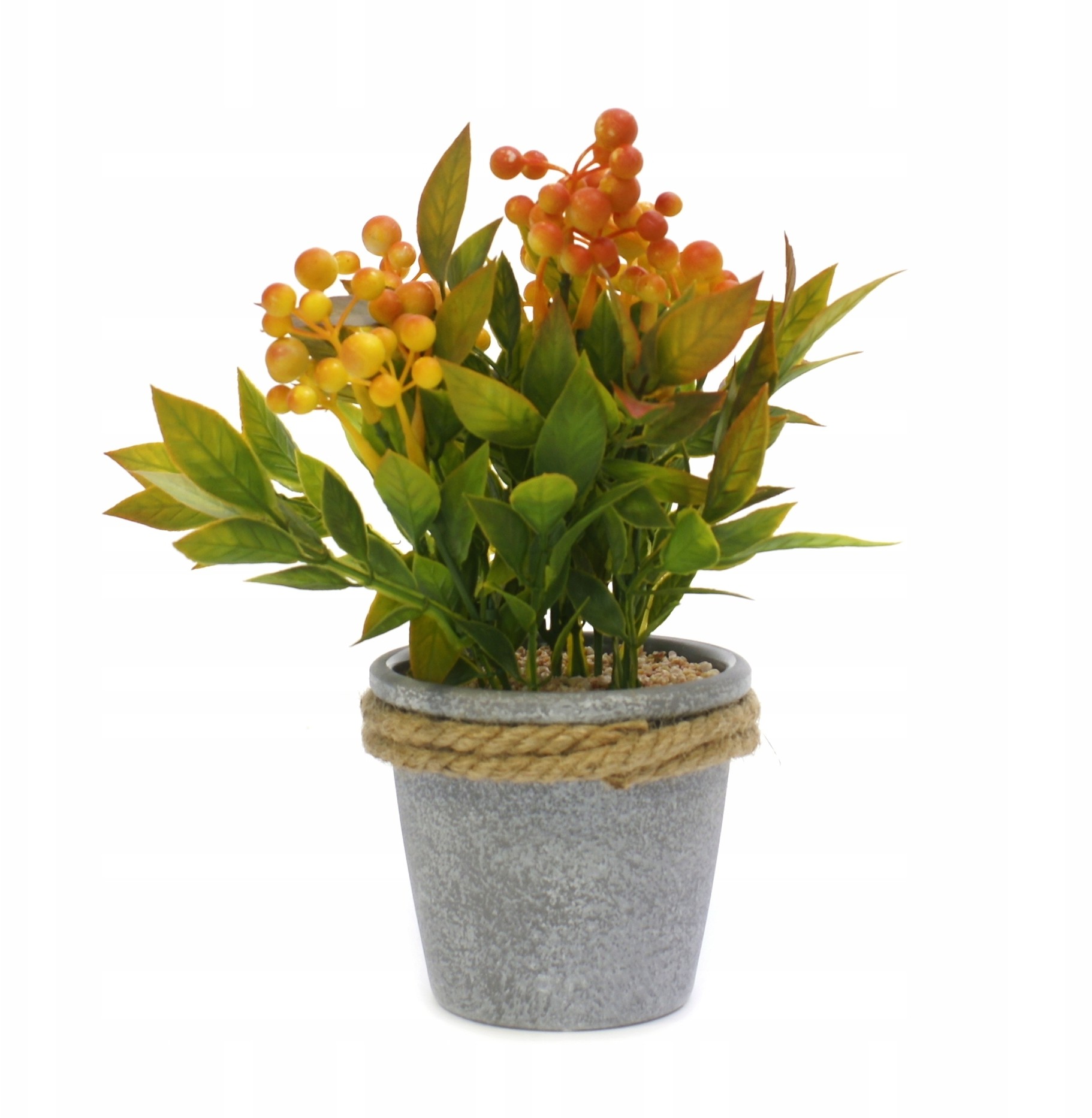 Sztuczne Kwiaty W Doniczce 22cm Różne Kolory