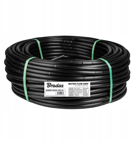 Linia kroplująca 16mm 33cm 100m Wąż kroplujący