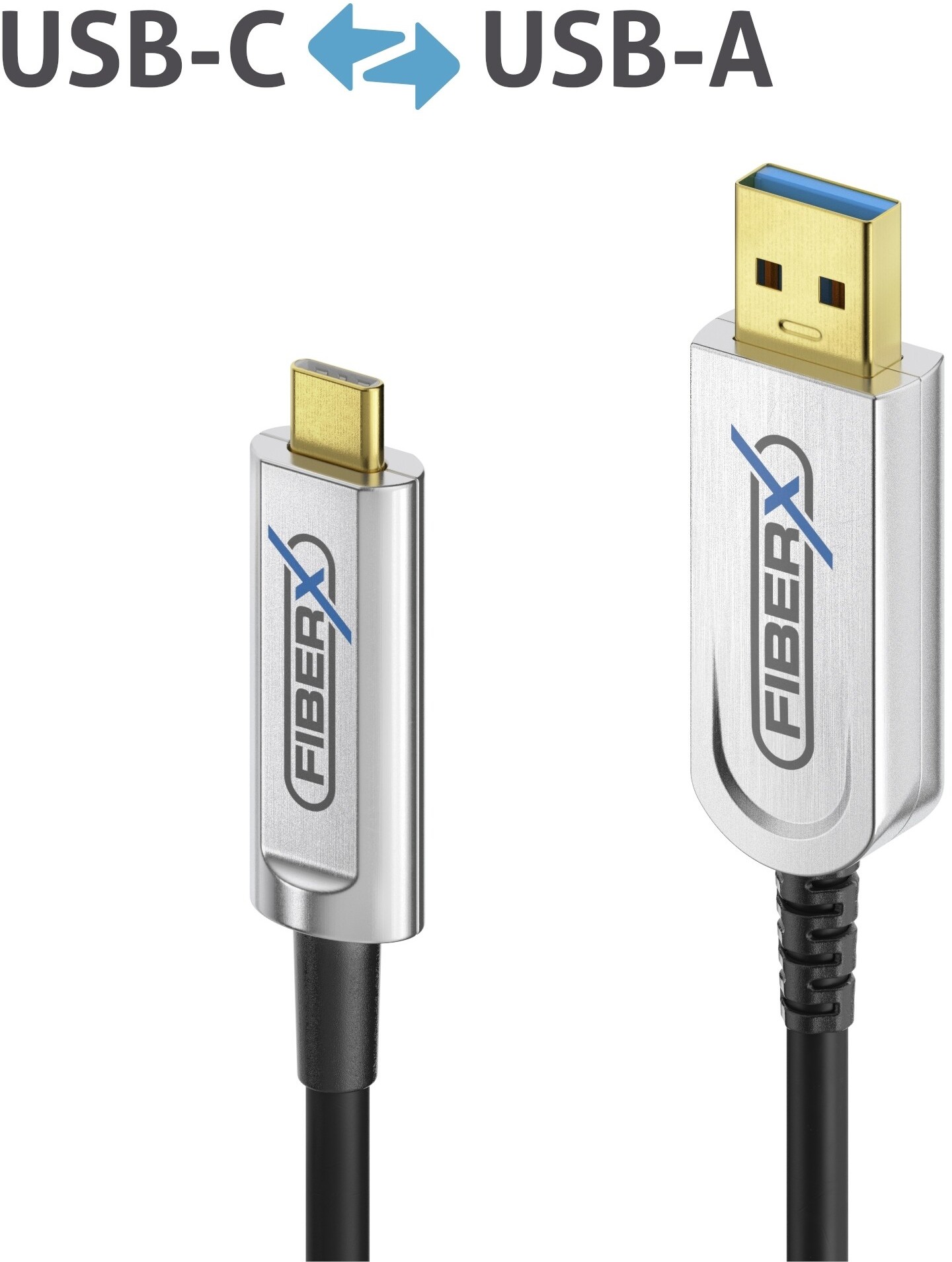 Purelink Purelink FX-I530-015 AOC kabel światłowodowy USB 3.1 USB-C na USB-A 15m FX-I530-015