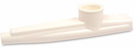 CASCHA CASCHA Kazoo White, wykonany z trwałego materiału: plastik, instrument efektowy do radosnego tworzenia muzyki HH 2198