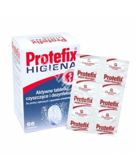 Queisser Pharma Protefix tabletki czyszczące x 66 szt