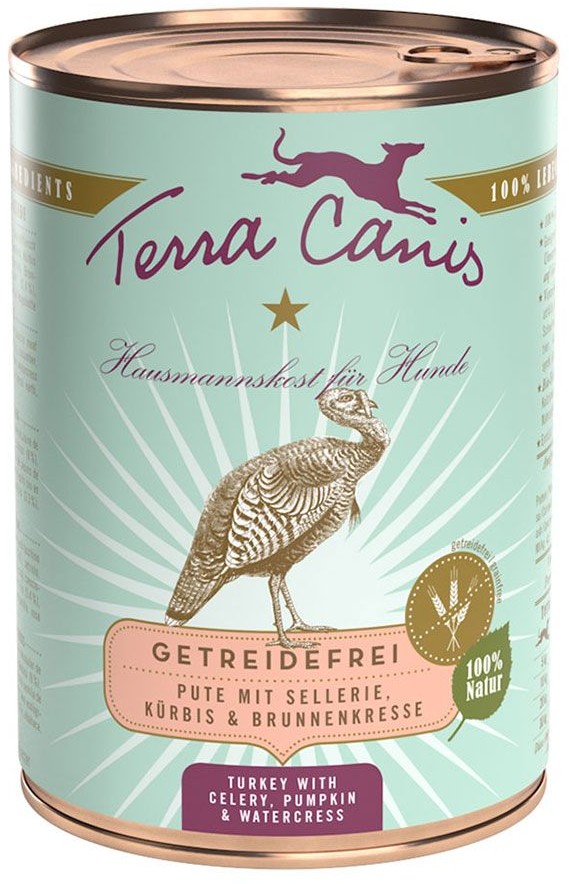 Terra Canis bez zbóż 6 x 400 g Wołowina z cukinią dynią i oregano