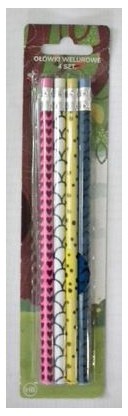 Tm Toys OŁÓWKI WELUROWE HB GANG SŁODZIAKÓW 4 SZT