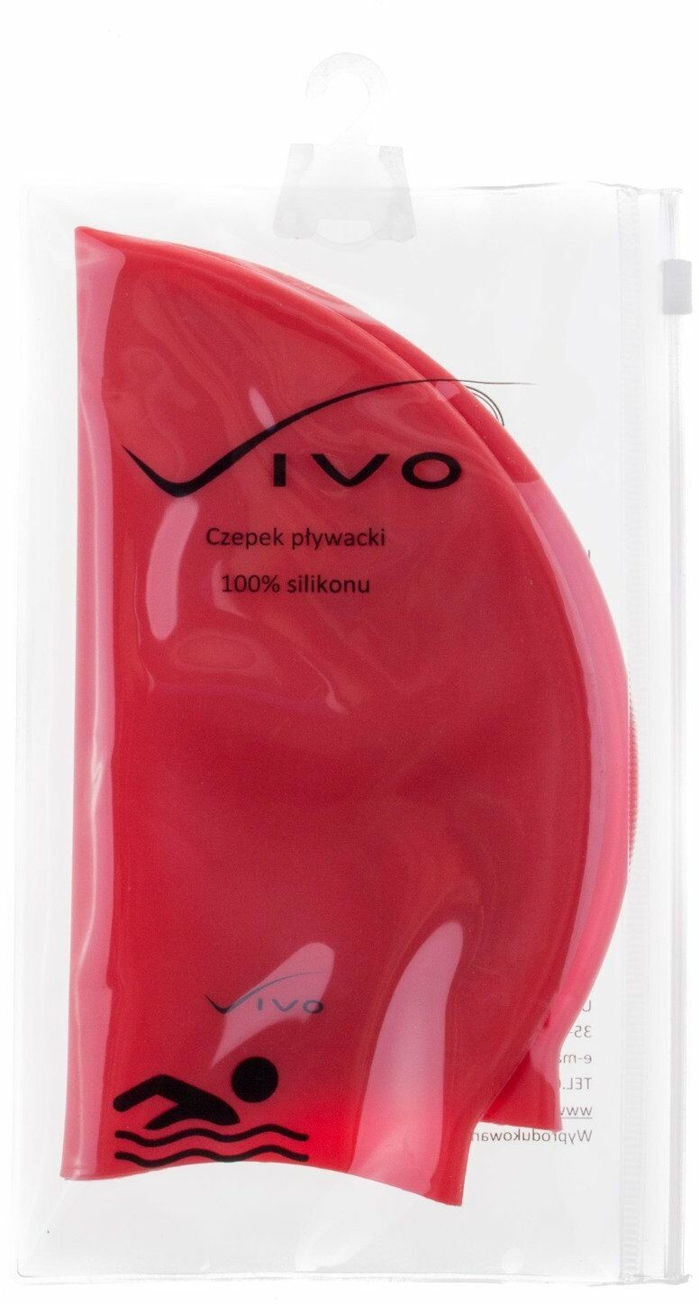 Vivo Czepek silikonowy Vivo B-1305 czerwony