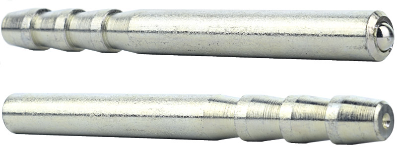 Infopomiar Reper stalowy z kulką z boku gładki 200mm RGKB20