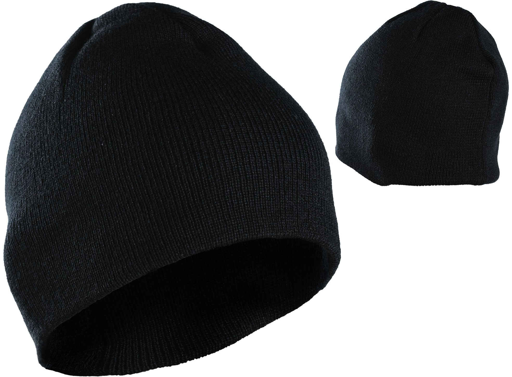 Ciepła Czapka Zimowa Beanie Watch Cap - Czarna