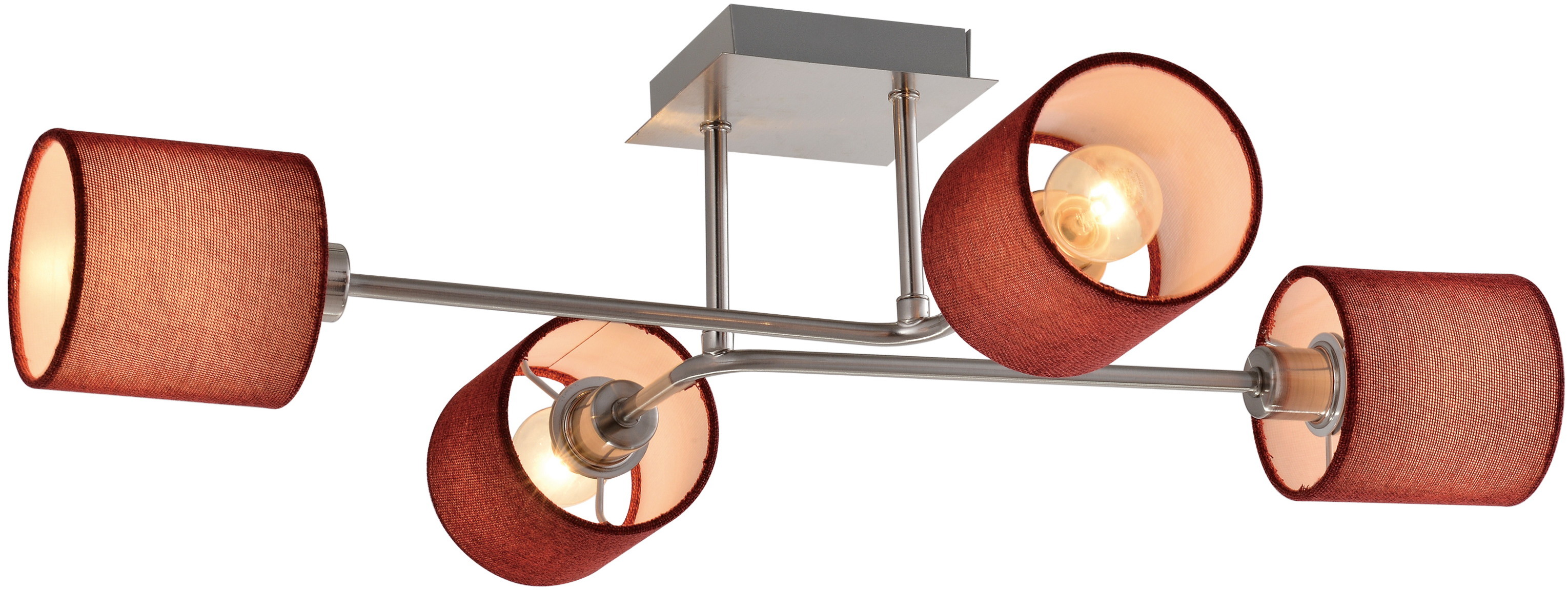 Candellux SAX LAMPA SUFITOWA 4X40W E14 SATYNA