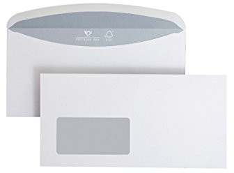 POSTHORNvelox Róg pocztowy Velox 02526160 koperta pokrowiec z okienkiem, FSC ASK, Velox, 3000, nasskl do modelowania samoprzylepna, C6/5, 114 X 229 MM, 80 G, 1000 sztuk, białe 02526160