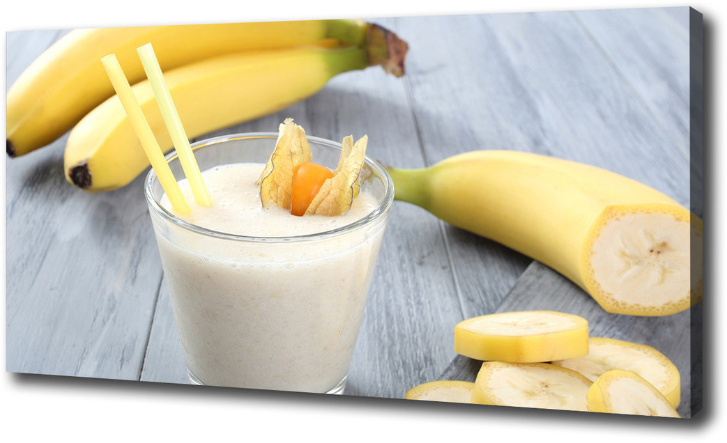 Foto obraz na płótnie Bananowy koktajl