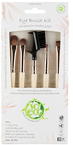 So Eco Dzięki temu Eco Make-Up-zestaw pędzli do ochrony oczu Make-Up 80 40 051