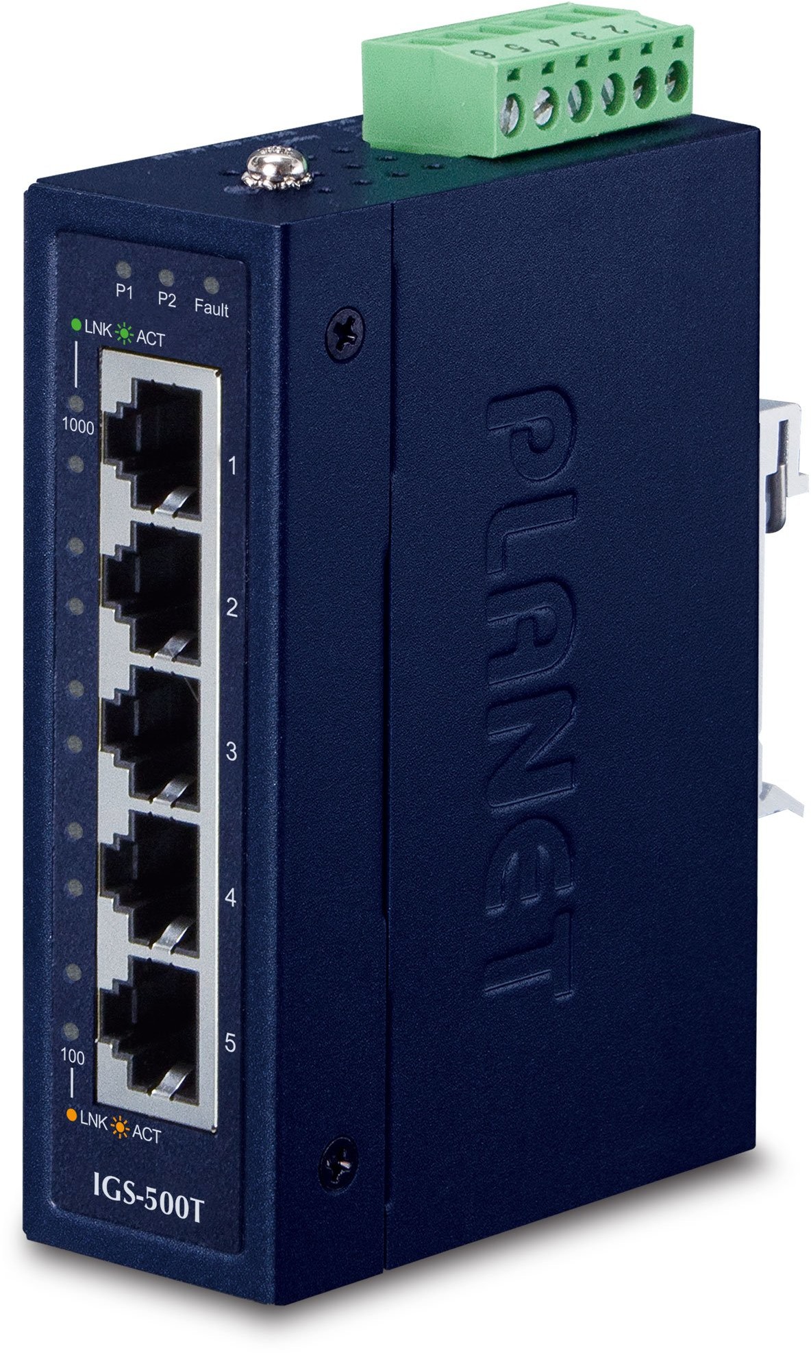 Planet IGS-500T łącza sieciowe Nie zarządzany L2+ Gigabit Ethernet IGS-500T