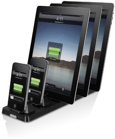 XtremeMac IPU-IX5 13 InCharge Home X5 stacja dokująca zapewnia do 5 iPhone lub iPad (z Apple Dock Connector)