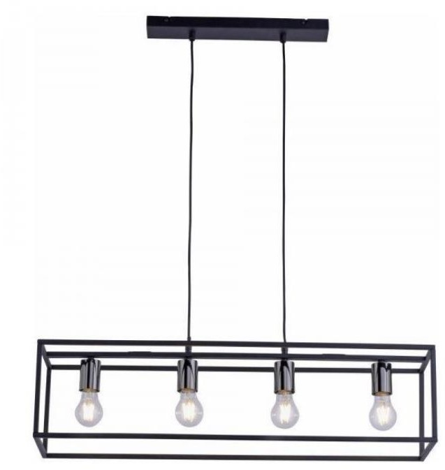 Leuchten Direkt 15854-18 - Żyrandol na lince FABIO 4xE27/60W/230V