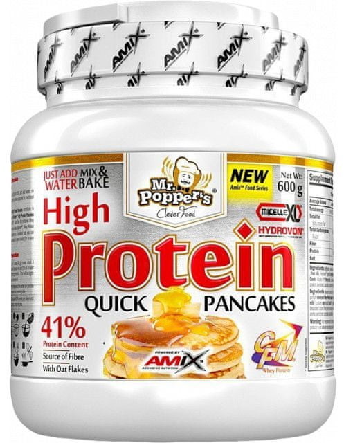 Amix Nutrition Mr Popper´s High Protein Pancakes 600 g jogurt waniliowy