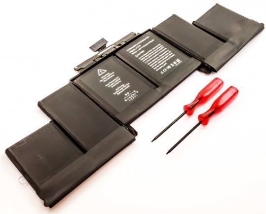 microbattery Bateria Li-Polymer 11.36V 8.75Ah For A1398 15&quot Retina Mid 2015 MBXAP-BA0021 MBXAP-BA0021