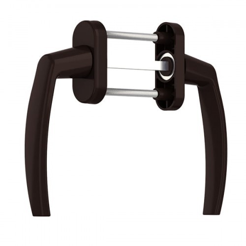 Medos Klamka Victory balkonowa dwustronna brązowa RAL8077 9A28-1844B_20210830134357