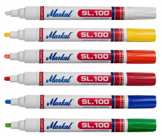B2B Partner Kolorowy marker SL.100, czerwony, 12 szt. 548002