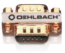 Oehlbach OEHLBACH VGA ADP-1 adapter VGA, M/M GOLD 8628