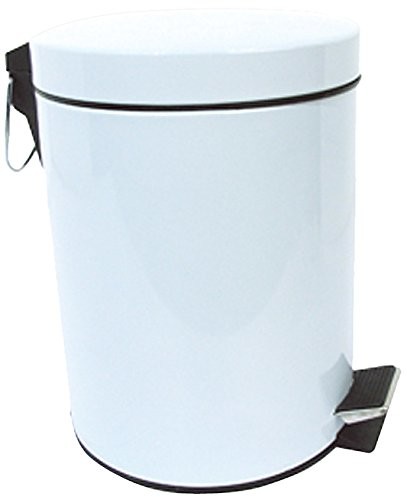 MSV 100024 kosz na śmieci, metalowym, 20 L, biały 100024