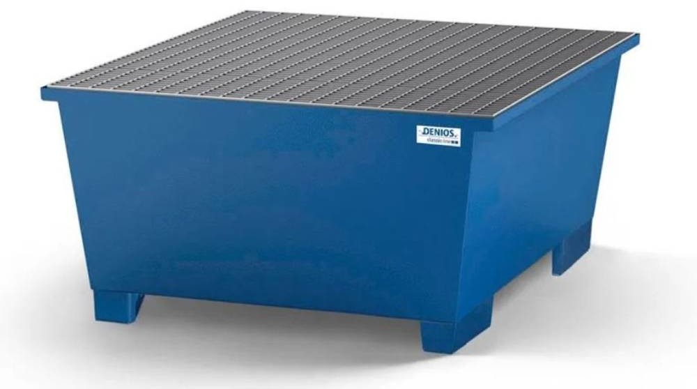 722 DENTA Wanna wychwytowa classic-line ze stali ze strefą poboru na 1 IBC lakierowana z kratą 1350x1650x710 1000L 72279190 79190-uniw