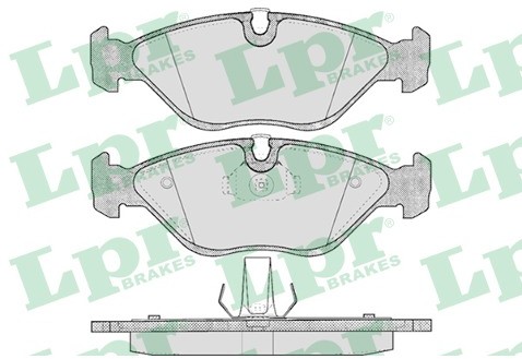 LPR Klocki hamulcowe - komplet 05P656